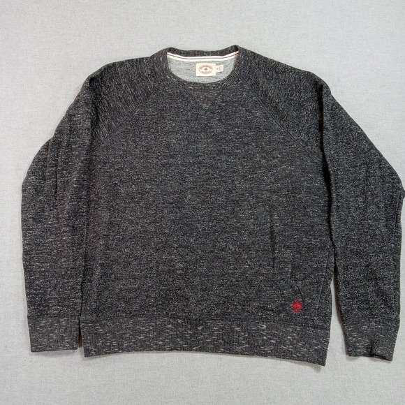 Brooks Brothers Other - Brooks Brothers Red Fleece Mens M Gray Marled Crewneck Sweatshirt Preppy Casual